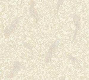 A.S. Création | Vliesová tapeta na stenu Versace 37053-5 | 0,70 x 10,05 m | krémová, biela