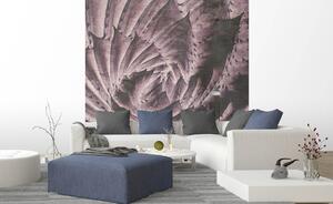 DIMEX | Vliesová fototapeta na stenu Abstrakt kaktus MS-3-0352 | 225 x 250 cm | fialová, čierna