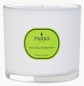 Ručne vyrobená trojknôtová vonná sviečka Vintage Aromatherapy (Lime, Basil & Mandarin)