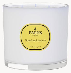 Ručne vyrobená trojknôtová vonná sviečka Vintage Aromatherapy (Grapefruit, Jasmine & White Musk)