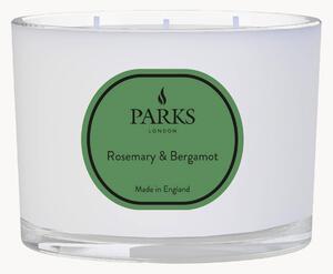 Ručne vyrobená trojknôtová vonná sviečka Vintage Aromatherapy (Rosemary, Bergamot & Lavender)