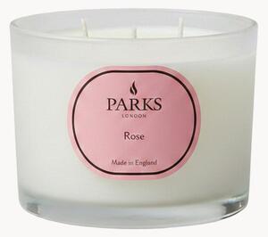 Ručne vyrobená trojknôtová vonná sviečka Vintage Aromatherapy (Rosewater, White Florals & Soft Musk)