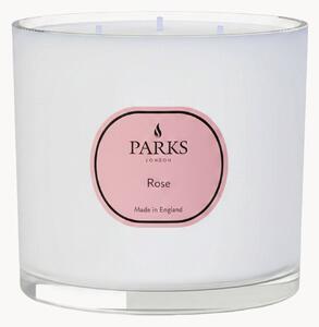 Ručne vyrobená trojknôtová vonná sviečka Vintage Aromatherapy (Rosewater, White Florals & Soft Musk)