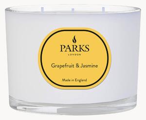 Ručne vyrobená trojknôtová vonná sviečka Vintage Aromatherapy (Grapefruit, Jasmine & White Musk)