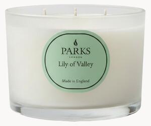 Ručne vyrobená trojknôtová vonná sviečka Vintage Aromatherapy (Lily of the Valley, White Florals & White Musk)