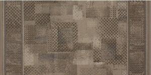 Associated Weavers koberce Protišmykový behúň na mieru Tribe 37 Khaki - šíre 80 cm s obšitím