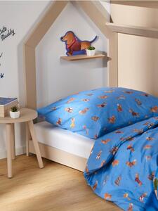 Sinsay - Bavlnená posteľná súprava - modrá