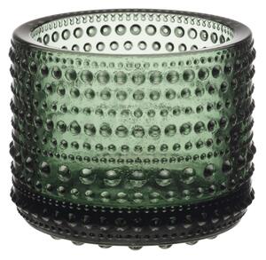 Sklenený svietnik Kastehelmi 6,4 cm – Pine Green