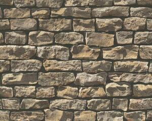 A.S. Création | Vliesová tapeta na stenu Best of Wood & Stone 9079-12 | 0,53 x 10,05 m | hnedá