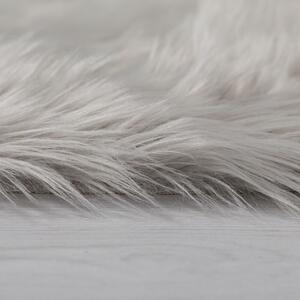Flair Rugs koberce Kusový koberec Faux Fur Sheepskin Grey - 80x150 cm