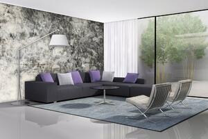 DIMEX | Vliesové fototapety na stenu Prírodný šedý abstrakt MS-5-0361 | 375 x 250 cm | šedá, čierna