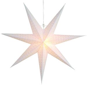 Závesná svietiaca hviezda Dot White 70 cm