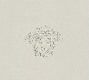 A.S. Création | Vliesová tapeta na stenu Versace 32950-1 | 0,70 x 3,3 m | metalická, krémová