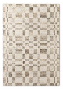 Krémovobiely ručne tkaný vlnený koberec 80x150 cm Boho 1.0 Structa – Vikosa