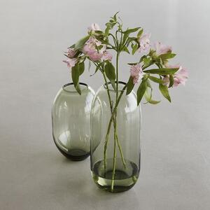 Sklenená váza green Menšia