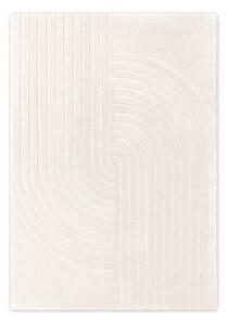 Krémovobiely ručne tkaný vlnený koberec 160x230 cm Arcura – Vikosa