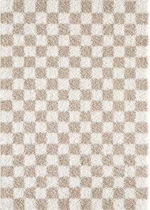 Béžový/krémovobiely koberec 120x170 cm Grida – ESTE