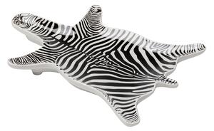 Zebra miska bielo-čierna
