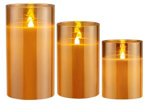 Pauleen Classy Golden Candle LED sviečka 3 kusy