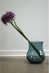 Sklenená váza Damian - modrá