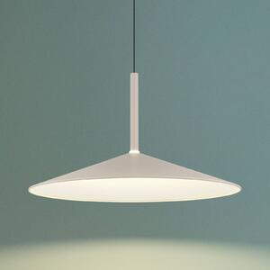 Globo LED závesné svietidlo Lampone, piesková farba, Ø 47 cm, kov, Soft-Lift, Krémová / jantárovo žltá, Obývacia izba / jedáleň, kov, Moderný, Závesné svietidlo