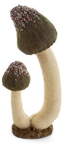 DEKORAČNÁ FIGÚRKA MUSHROOM SADA 2KS 16X37 CM VIACFAREBNÁ