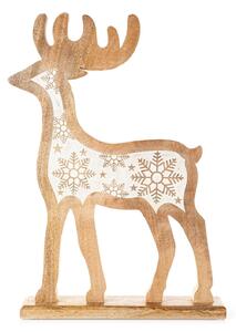 VIANOČNÁ SOŠKA SNOWFLAKE AND DEER SADA 2KS 23X5X20 CM VIACFAREBNÁ