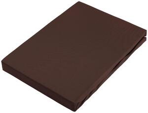 NAPÍNACIA PLACHTA NA BOXSPRIN, džersej, hnedá, 180/220 cm Novel - Obliečky & plachty