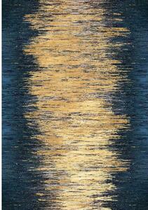 Žltý/tmavomodrý prateľný koberec 50x80 cm Goldie – Vitaus