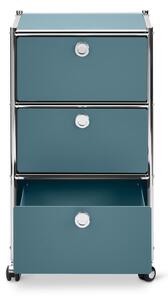 Mobilný kontajner »CN3« s 3 zásuvkami, bazaltová modrá