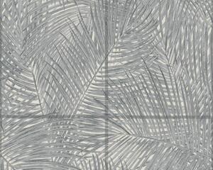 A.S. Création | Vliesová tapeta na stenu Sumatra 37372-2 | 0,53 x 10,05 m | krémová, šedá