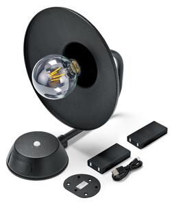 LED akumulátorové nástenné svietidlo s dodatočným výmenným akumulátorom