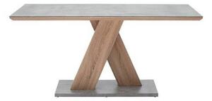 Jedálenský stôl so sklom Sanna 160x90 Cm