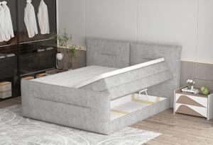 ELMA boxspring posteľ s úložným priestorom, doprava zadarmo
