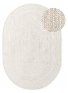 Krémovobiely obojstranný/ručne tkaný jutový koberec 160x230 cm Braided – Hanse Home