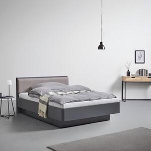Čalúnená posteľ 140x200 cm, Mariello, Cappuccino