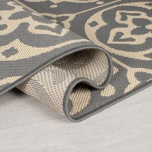 Flair Rugs koberce AKCIA: 160x230 cm Kusový koberec Florence Alfresco Tile Grey – na von aj na doma - 160x230 cm