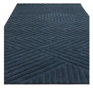Tmavomodrý vlnený koberec 160x230 cm Hague – Asiatic Carpets