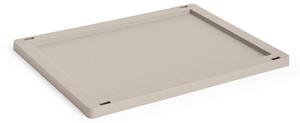 HAY Plastové veko Colour Crate Medium, warm grey