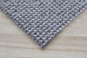 Spoltex koberce Liberec AKCIA: 80x415 cm Metrážny koberec Texas 22 silver - Bez obšitia cm