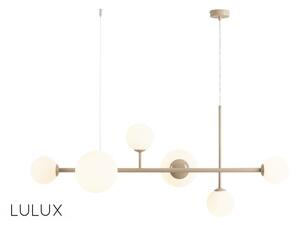 Aldex DIONE 6 BEIGE | Elegantná závesná lampa so šiestimi tienidlami