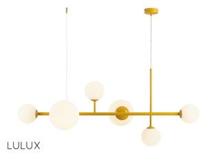 Aldex DIONE 6 MUSTARD | Elegantná závesná lampa so šiestimi tienidlami