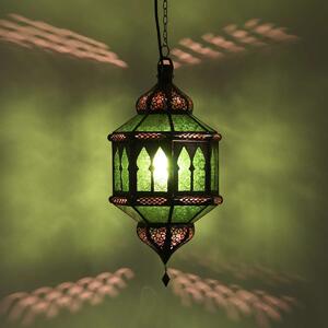 Orientálna lampa Biban Trombia zelená