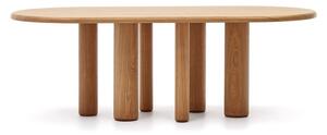 Jedálenský stôl v dekore jaseňa 105x220 cm Mailen – Kave Home