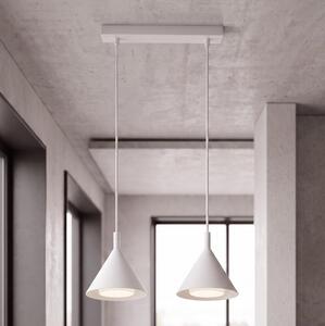 BRILAGI - Luster na lankách CONE DOUBLE 2xGX53/15W/230V biela