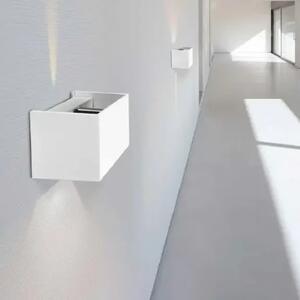 Dizajnové nástenné svietidlo Leticia biele