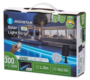 Aigostar - LED Stmievateľný solárny pásik LED/1,6W/3,2V 3 m 6500K IP65 + DO