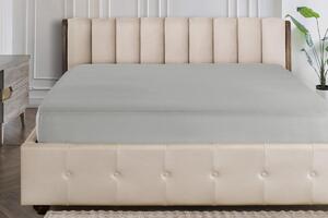 Farebné napínacie prestieradlo Klinmam Home Jersey, farba mid grey, 100x200 cm