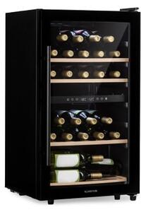 Klarstein Barossa 34 Duo, vinotéka, 2 zóny, 34 fliaš, sklenené dvierka, dotykové ovládanie, čierna