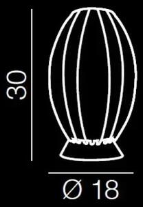 Moderná stolová lampa Elba